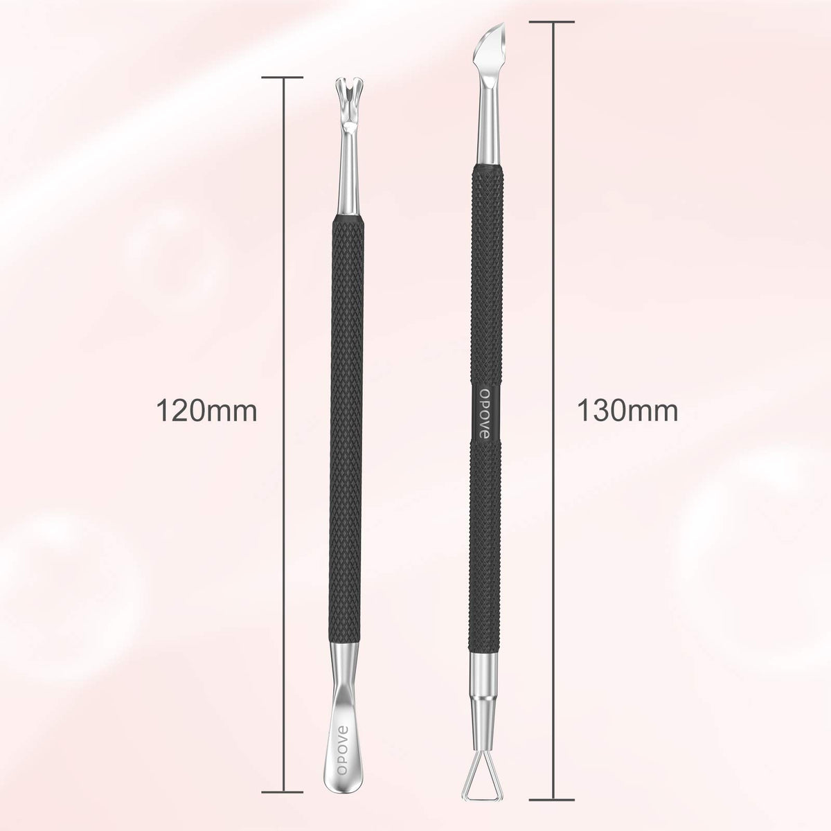 opove Outil de Manucure, ensemble complet avec des outils pour cuticules