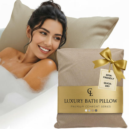 Oreiller de bain Claessonliving modèle sable vue avant