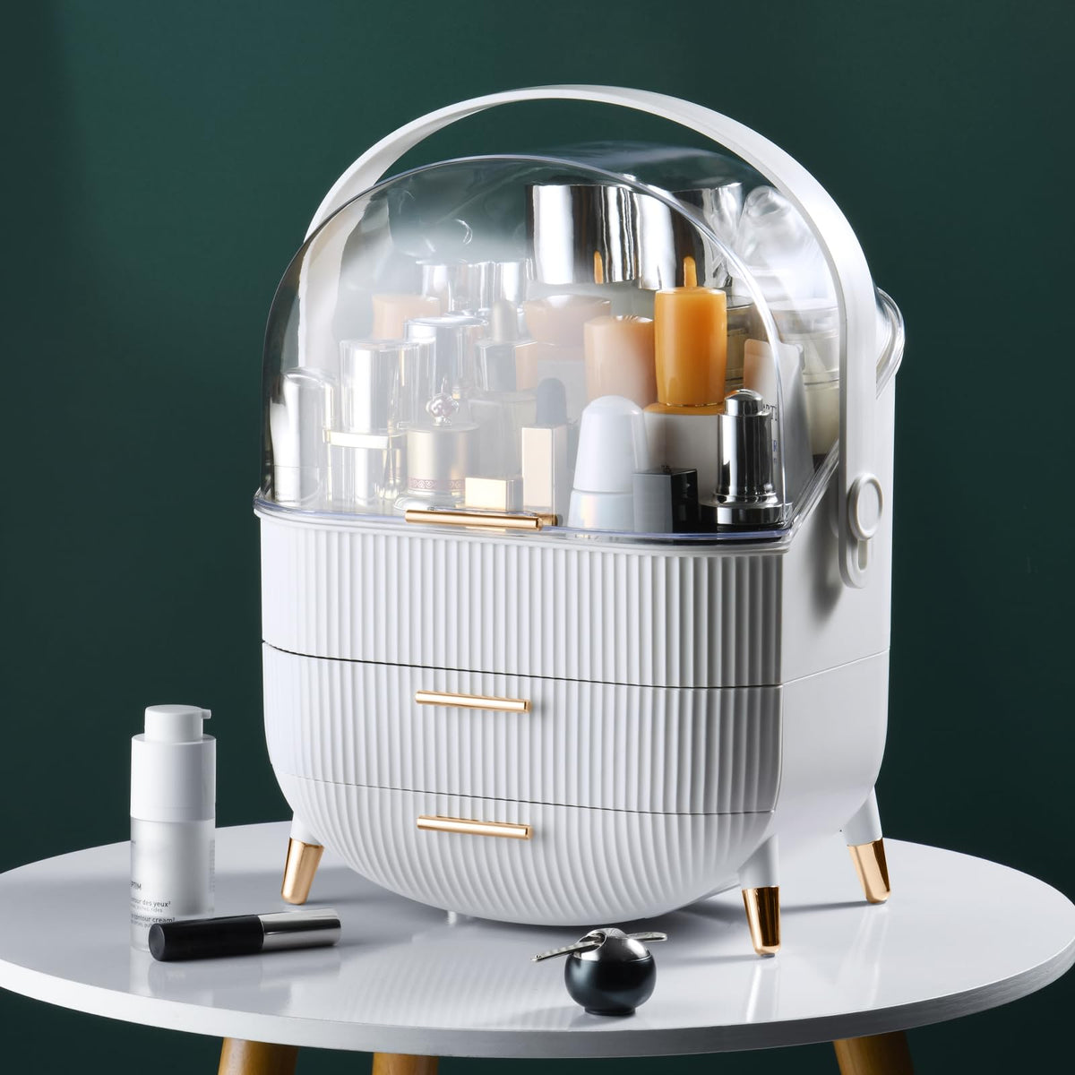 Organisateur CANITORON avec produits de beauté à l'intérieur