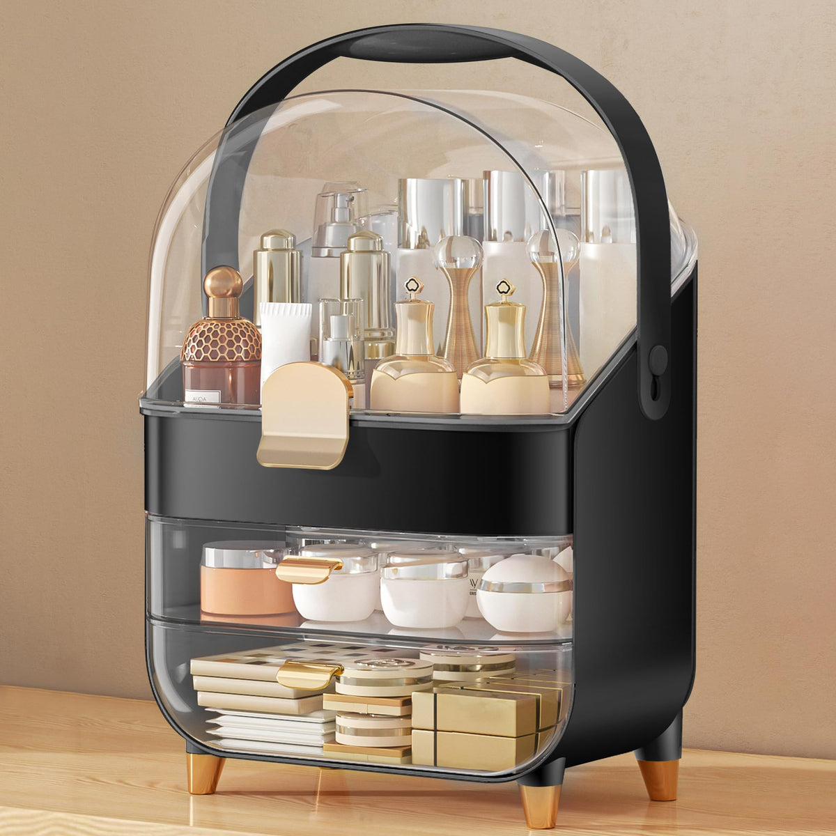 Organisateur de maquillage Anylady 3 niveaux vue de face