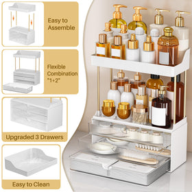 Organisateur de maquillage Caktraie sur un bureau