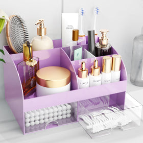 Organisateur de maquillage COMFYROOM vue de face avec tiroirs transparents