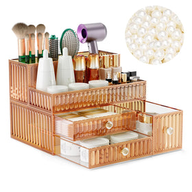Organisateur de maquillage en verre trempé YD Youdepot vue de face