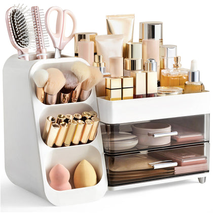 Organisateur de maquillage HBlife vue avant avec tiroirs