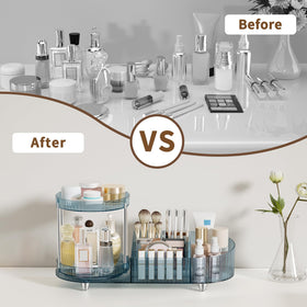 Organisateur de maquillage Jywantful avec accessoires de beauté