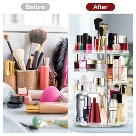 Organisateur de maquillage MISERWE en cours d'assemblage