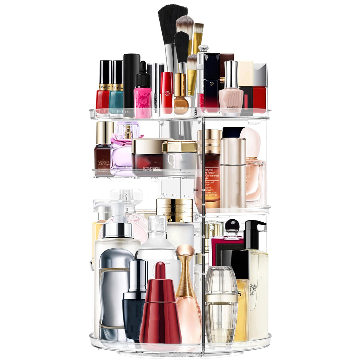 Organisateur de maquillage MISERWE rotatif 360° vue avant