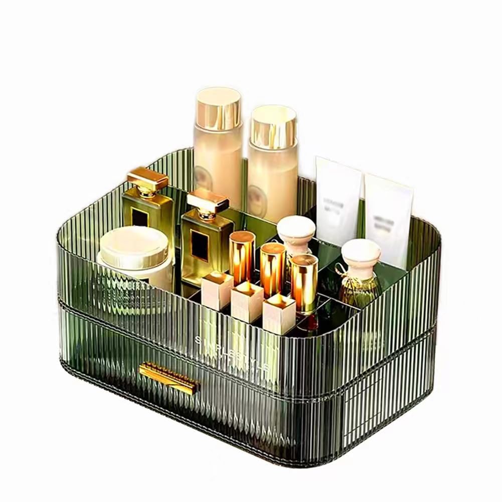 Organisateur de maquillage MIUOPUR vue de face avec tiroirs empilables