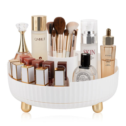 Organisateur de maquillage rotatif 360° Anyoifax blanc vue de face