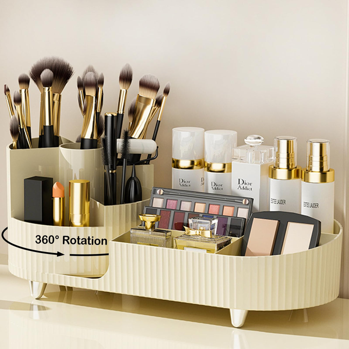 Organisateur de maquillage rotatif COMFYROOM vue de face