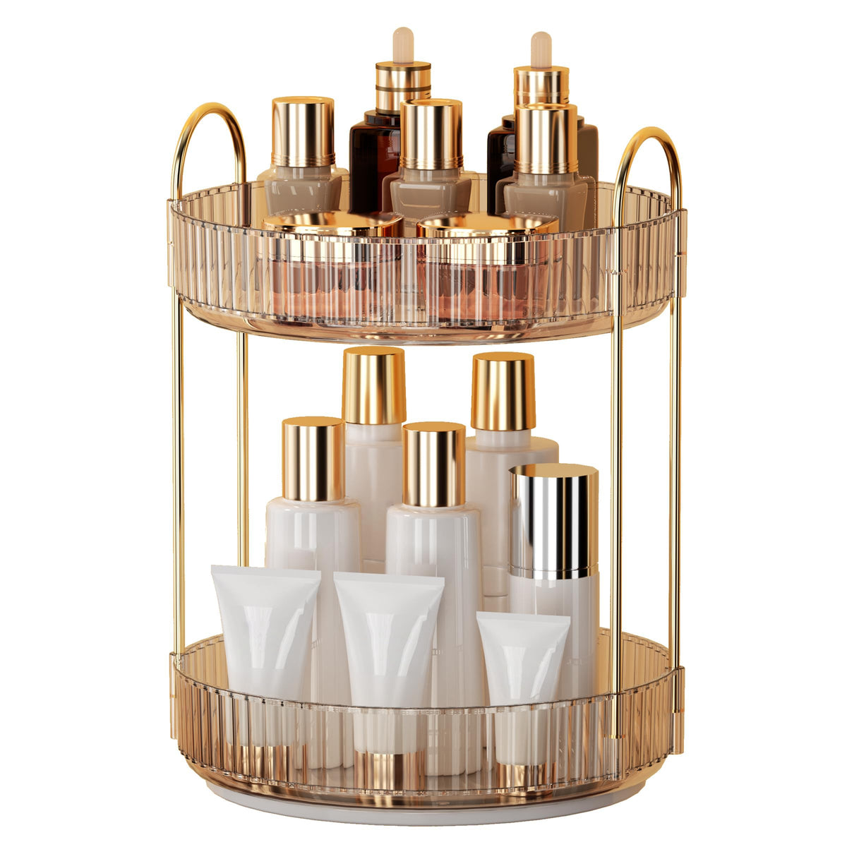 Organisateur de maquillage YCIA&DONE Amber Gold vue de face