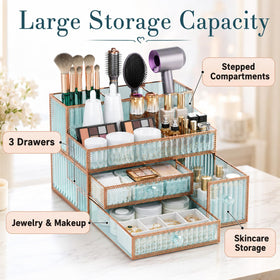 Organisateur de maquillage YD Youdepot avec cosmétiques