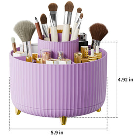 Organisateur de pinceaux fanado avec produits de maquillage