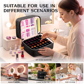Organisateur de vernis DreamGenius avec vernis et outils d'art d'ongles
