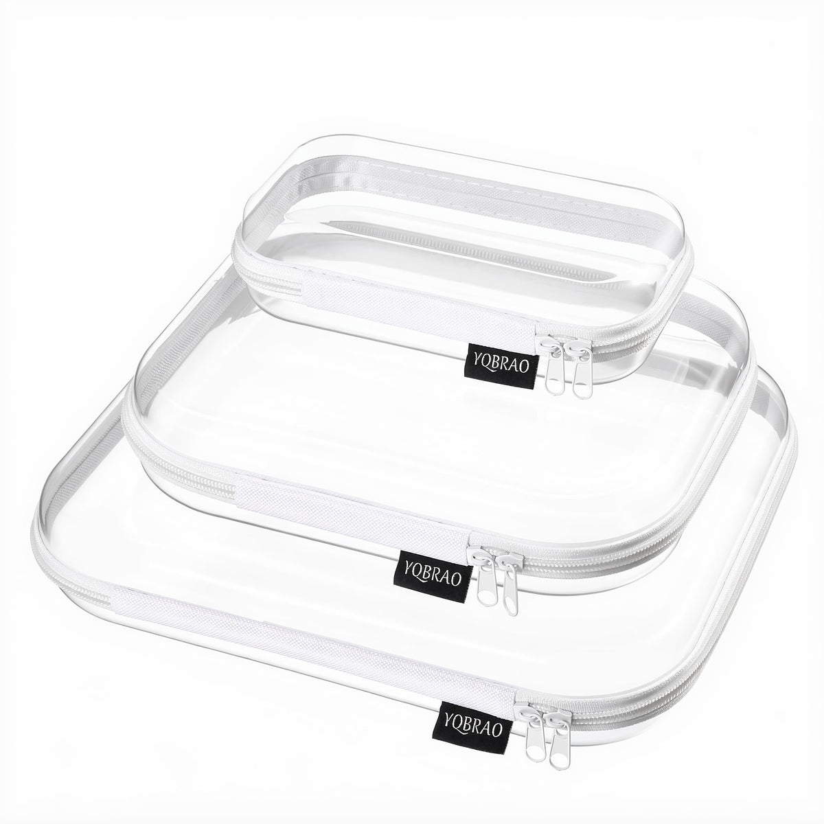 Organisateur rigide transparent YQBRAO taille grande, vue de face