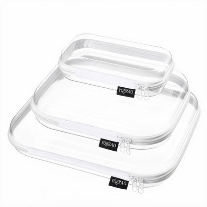 Organisateur rigide transparent YQBRAO taille grande, vue de face