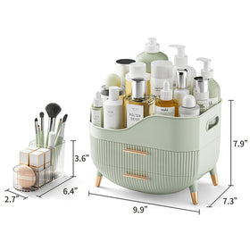 Organiseur de maquillage Pajiriona avec cosmétiques à l'intérieur