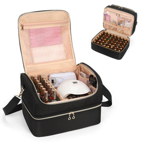 Organiseur de vernis à ongles CUBETASTIC vue avant avec 45 bouteilles