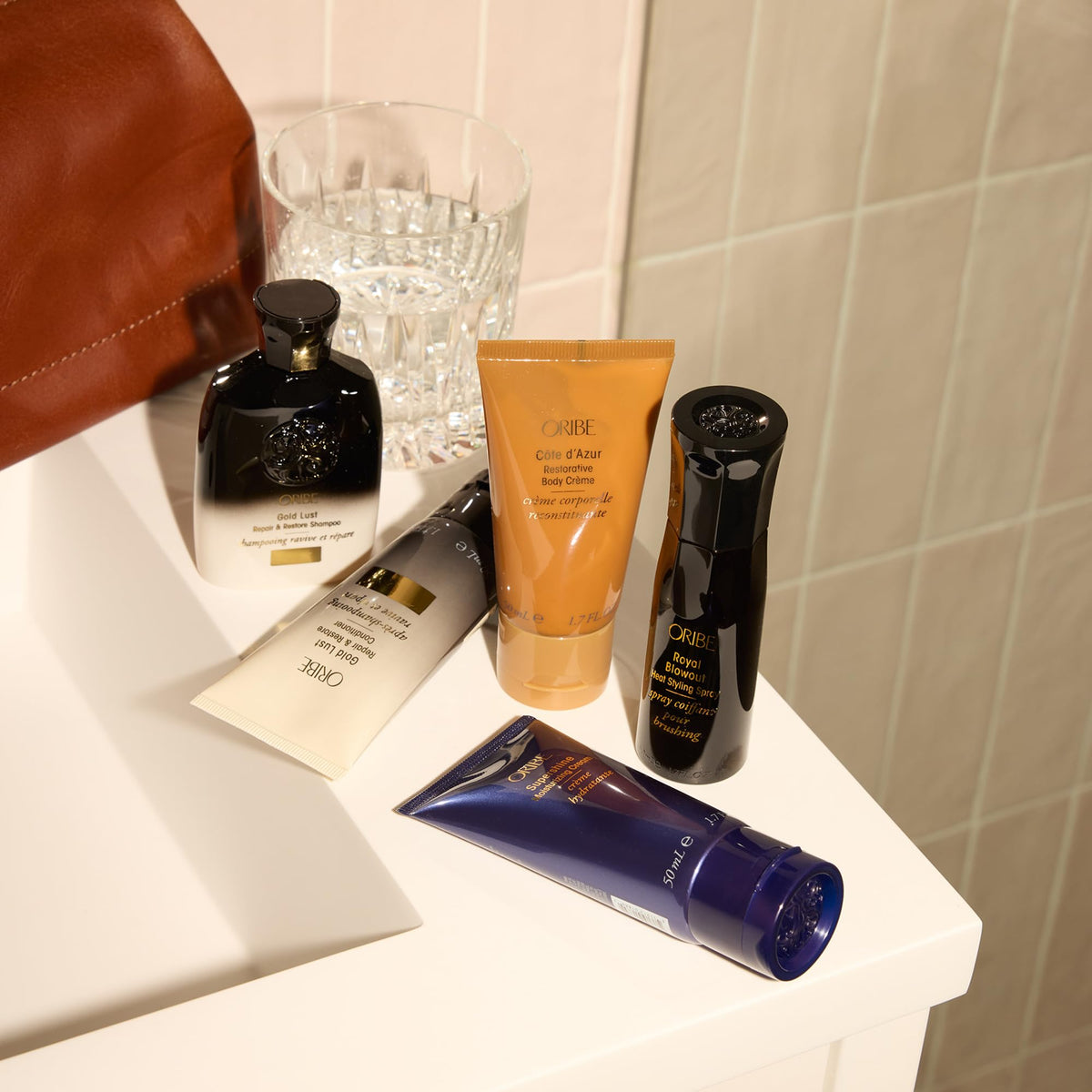 ORIBE Gold Lust Shampoo 90g affichage avec ingrédients