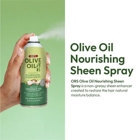 ORS Spray Nourrissant Olive Oil 3x 59ml avec détails du flacon
