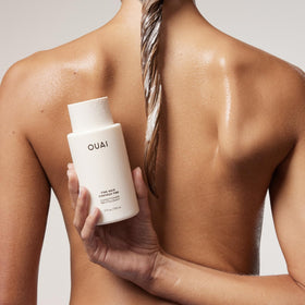 OUAI après-shampoing volumisant pour cheveux fins 948g avec pompe