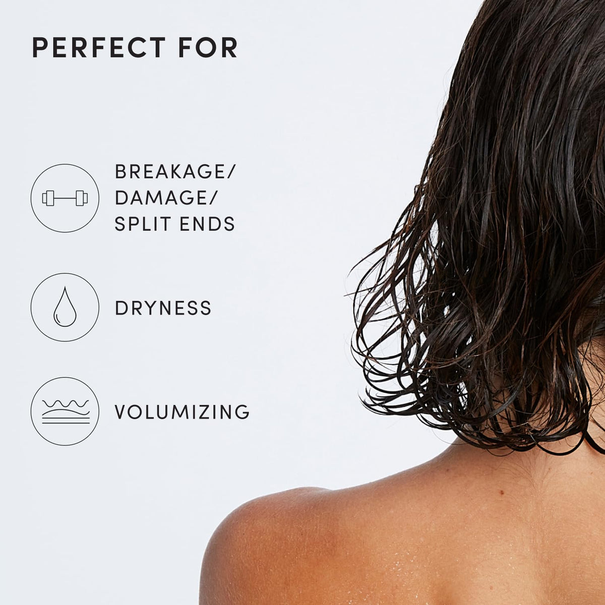 OUAI après-shampoing volumisant pour cheveux fins près d'autres produits de beauté