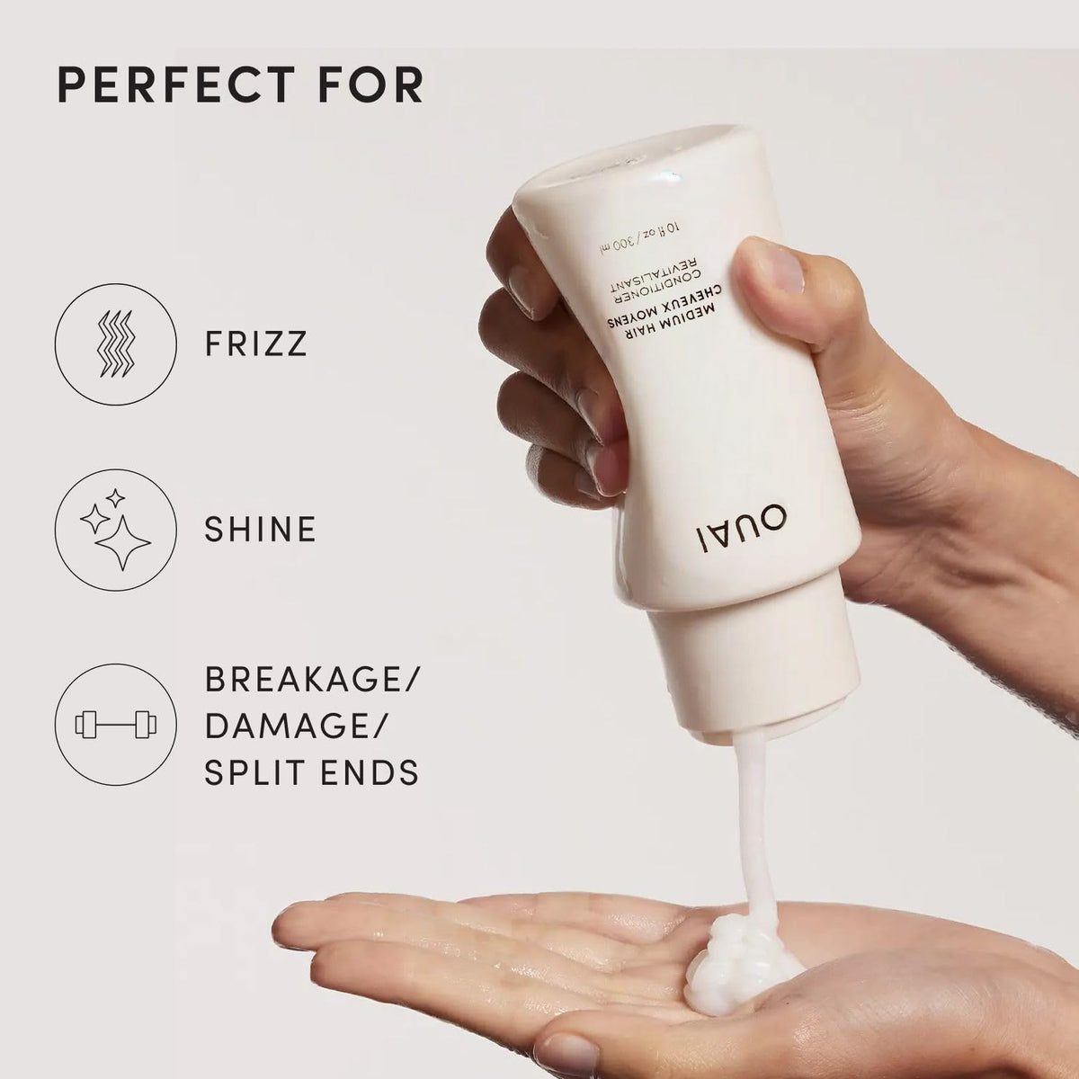 OUAI Après-shampooing Hydratant Moyen 3 Oz avec autres produits de la gamme