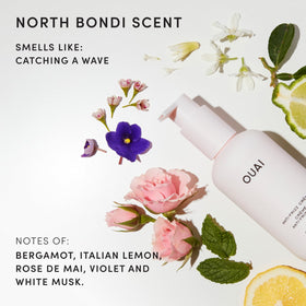 OUAI Crème Anti-Frizz avec fond naturel