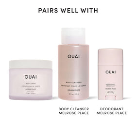 OUAI Crème Corporelle et ses ingrédients comme le beurre de cupuaçu