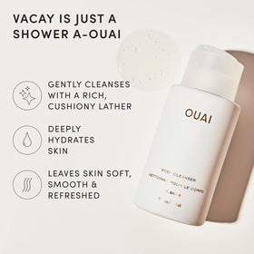 OUAI Gel Douche St. Barts 110g sur fond blanc