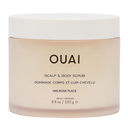 OUAI Gommage Exfoliant Corps et Cuir Chevelu Melrose Place 380g vue de face