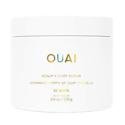OUAI Gommage Scalp & Corps 390g avec couvercle ouvert