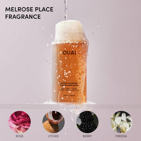 OUAI Shampoo Détox 473 ml en gros plan sur le flacon