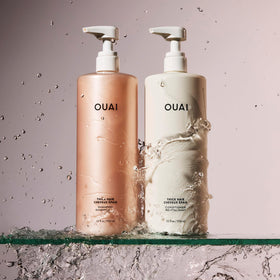 OUAI Shampoo Hydratant pour Cheveux Épais 1120g packaging