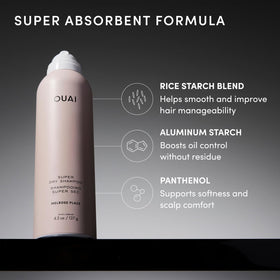 OUAI Shampoo Sec Melrose Place avec accessoires de beauté