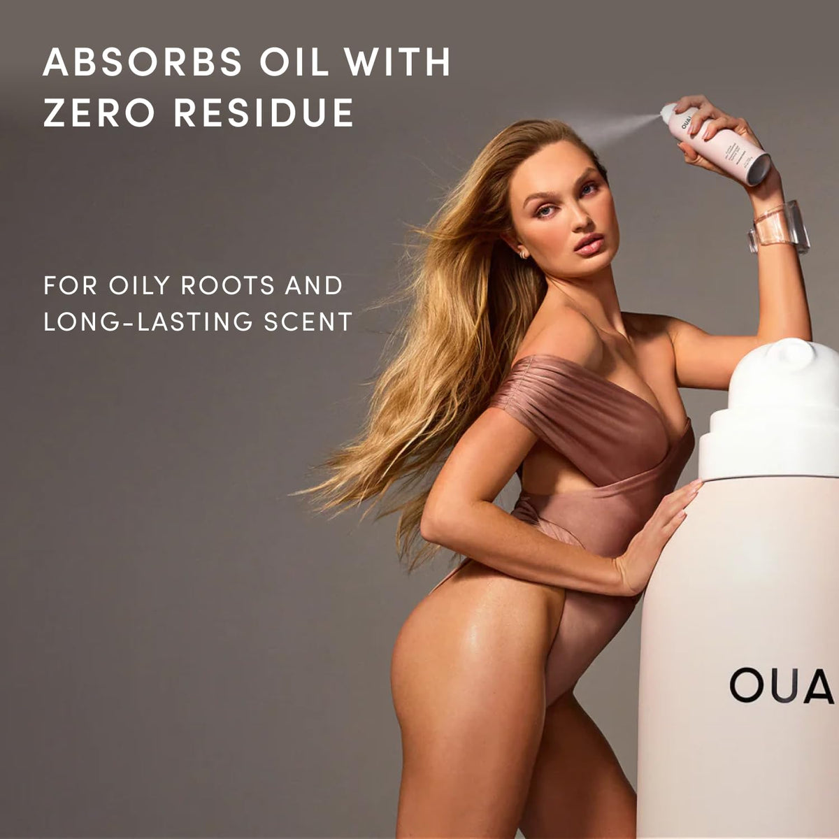 OUAI Shampoo Sec Melrose Place canette ouverte