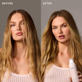 OUAI Shampoo Sec Melrose Place canette sur fond blanc
