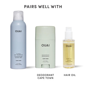 OUAI Shampoo Sec Voyage Cape Town 58g avec fond neutre