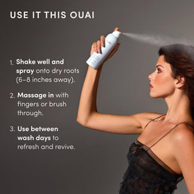 OUAI Shampoo Sec Voyage Cape Town 58g étiquette et ingrédients