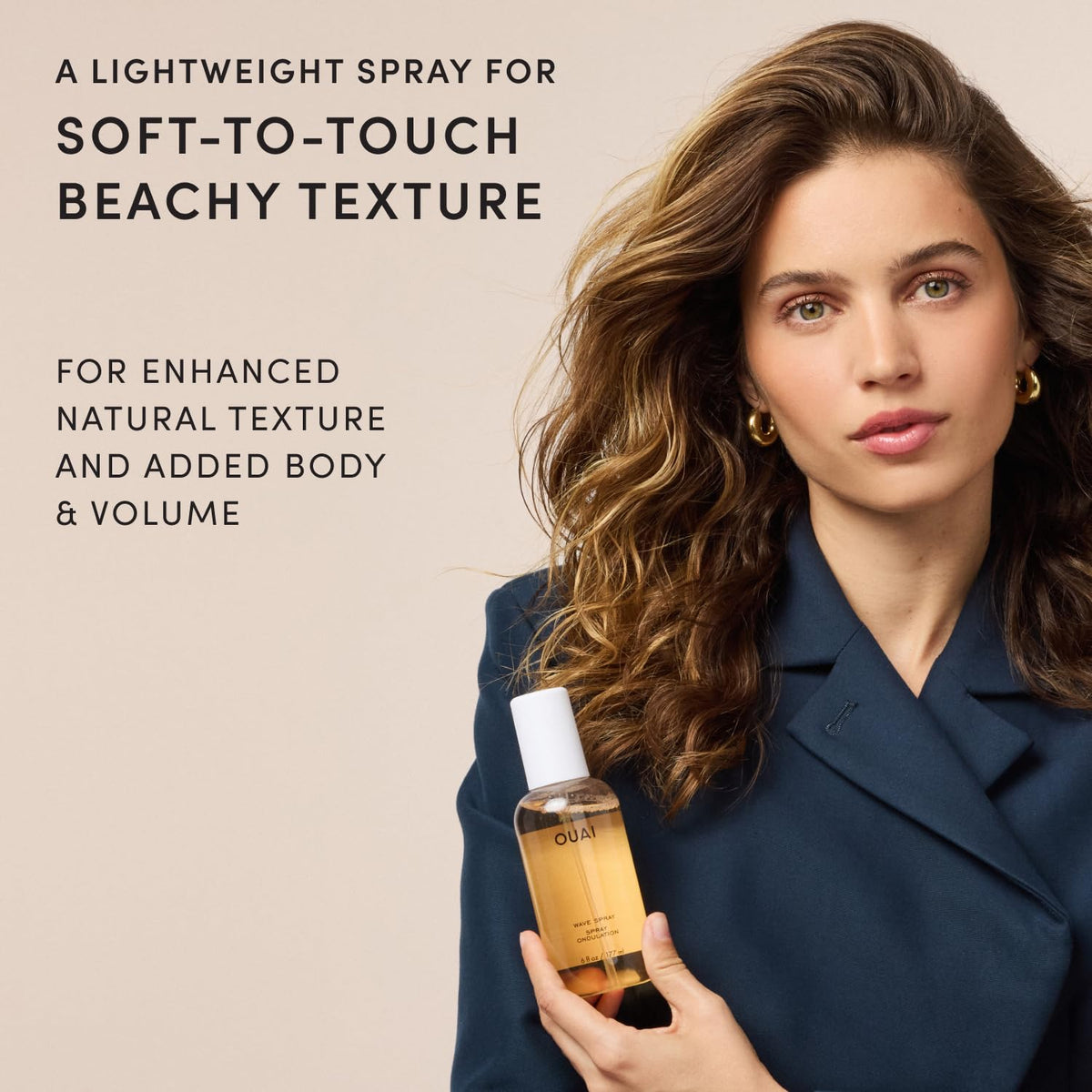 OUAI Spray de Texture Voyage 3 fl oz côté