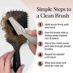 Outil de nettoyage de brosse à cheveux Kitsch léger et compact