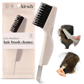 Outil de nettoyage de brosse à cheveux Kitsch vue de face