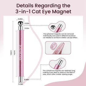 Outil JODSONE pour ongles Cat Eye, prise en main ergonomique