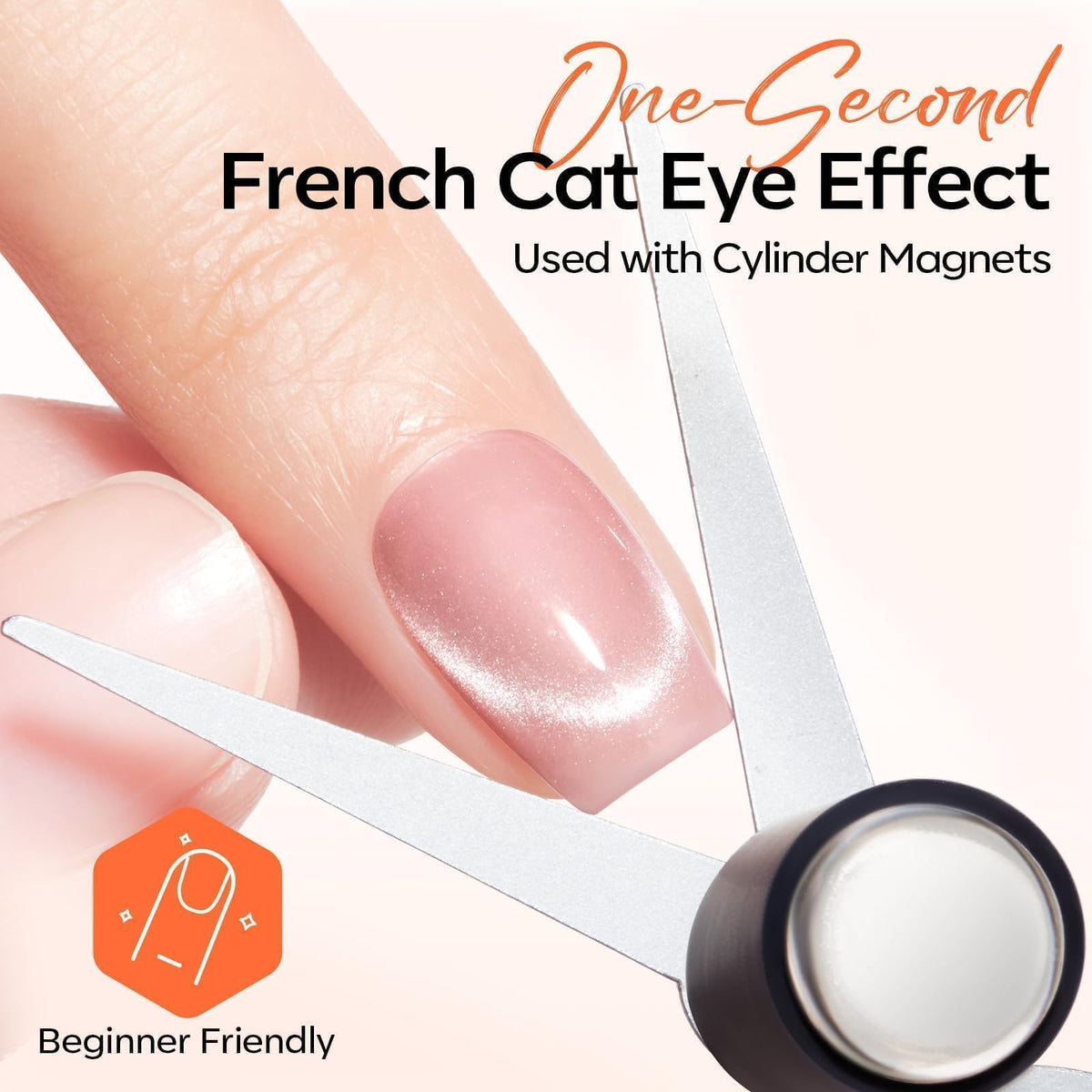 Outil magnétique en forme de ciseaux pour nail art