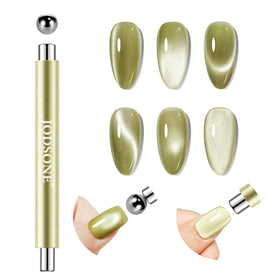 Outil magnétique JODSONE 3-en-1 pour nail art Cat Eye, vue de face