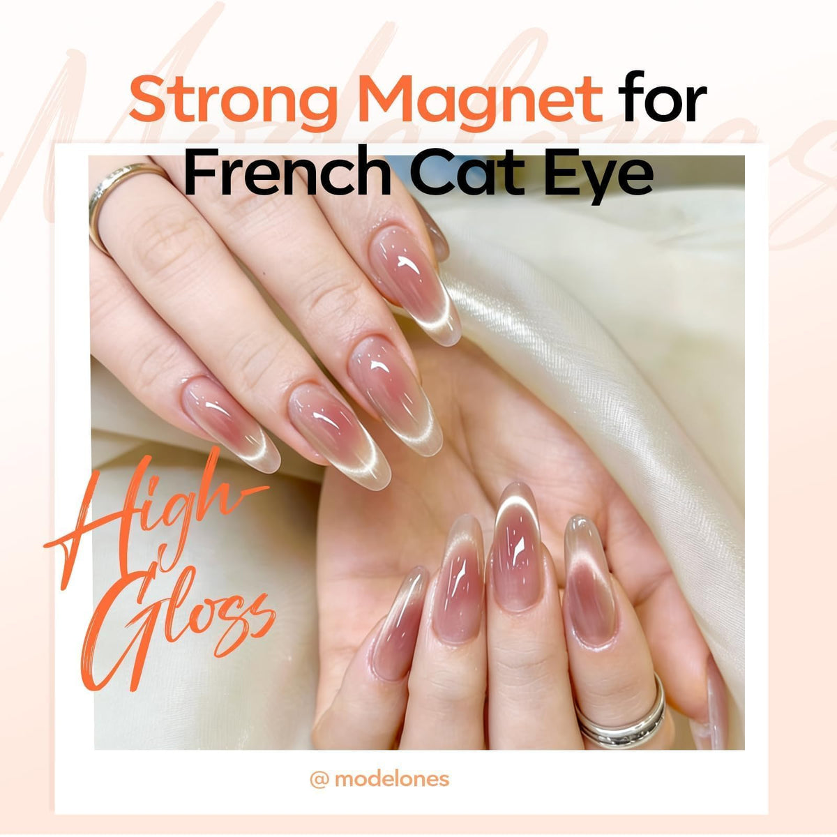Outil magnétique rond 2-en-1 pour effet Cat Eye