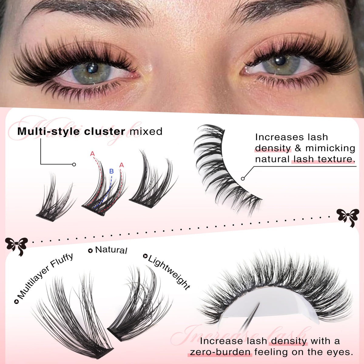 Outils d'application du kit de cils Goddvenus