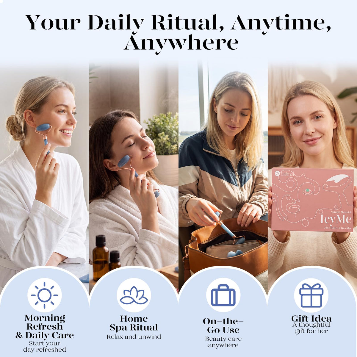 Outils de beauté BAIMEI dans un emballage élégant