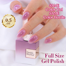 Outils de manucure avec vernis gel Double Rhythm violet clair
