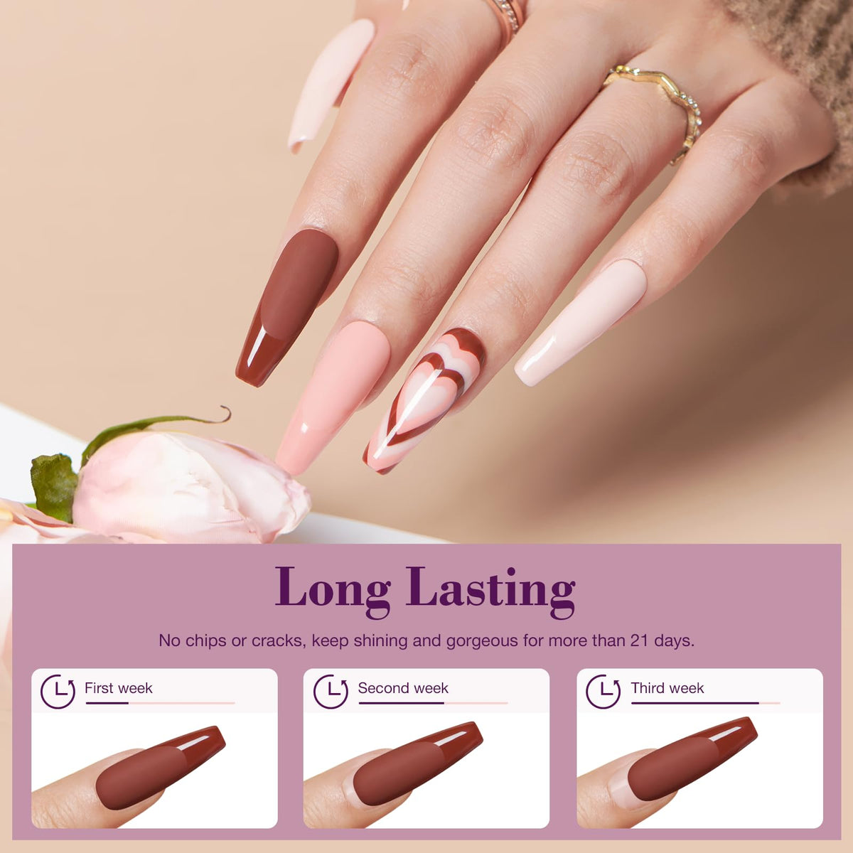 Outils de manucure AZUREBEAUTY avec pinceau et lime à ongles